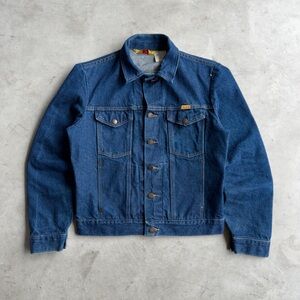 Vintage 80s Rustler Denim Trucker Jacket - S